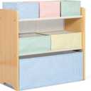 Delta Children - GapKids 6 Bin Toy Organizer - Greenguard Gold Certified, Pastel