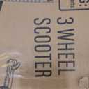 TONBUX Kids Scooter for Ages 3-8, Toddler Scooter with Light-Up Wheels, Adjustable 4-Level Height 3-Wheel Scooters for Kids, Lean-to-Steer Design (No Deck Light, Purple)