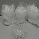 Ferrochef 4 Pcs Glass Dessert Bowls 8oz Crystal Parfait Dessert Bowls for Ice Cream Trifle Pudding Snack Caviar Sundae Fruit Salad Condiment Cocktail Drinks Party