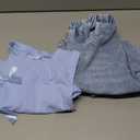 Kids Toddler Girl Long Sleeve Bow Sweatshirt & Denim Straight Leg Jeans Pants Fall Winter Outfits Set (4-5T, Blue)