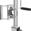 MaxxHaul 10" Lift Swing Back Trailer Jack - 1,000 lb Capacity Heavy Duty Bolt-On Trailer Tongue Jack with 6" Smooth-Rolling Wheel and Side Wind Handle (70148)