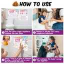 5 x 5 Fun Styles Potty Training Chart Unicorn Castle Reward Stickers 10 Mermaid Farm Poop Chart with 315 Clown Potty Training Stickers for Toilet Success Toddlers Boys Girls
