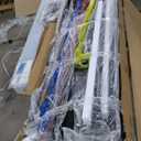 Feonase Floating Bed Frame King with Led Lights and Charging Station, Wood Full Size Bed Frame with Storage Headboard, Heavy Duty Metal Slats, No Box Spring Needed, Easy Assembly,Black