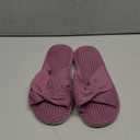 Chantomoo Slippers for Women Memory Foam House Womens Slipper Slides Home Bedroom Bathroom Spa Open Toe Corduroy Bow Slippers Cozy Comfortable Size 39/40