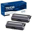 WEAREC Compatible Toner Cartridge Replacement for Brother TN436 TN436BK TN433 TN431 for Brother HLL8260CDW HLL8360CDW MFCL8610CDW MFCL8690CDW MFCL8900CDW MFCL9570CDW Printer (Black, 2Pack)