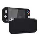 eXtremeRate Soft Touch Black DIY Replacement Shell for Nintendo Switch Lite, NSL Handheld Controller Housing w/ Screen Protector, Custom Case Cover for Nintendo Switch Lite