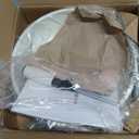 CAROTE Non Stick Frying Pan Skillet, Omelet Pan, Healthy Non Toxic Granite Chef Pan, Induction Compatible Egg Frying Pan with Heat-Resistant Handle, PFOA-Free,Cream White, 8"