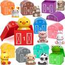 KMUYSL Toys for 1,2,3 Year Old Boys Girls, Farm Animals Toys Playset, Counting Skill, Color Matching, Christmas Birthday Easter Educational Gift for Baby Toddler Boys Girls Age 12-18 Months