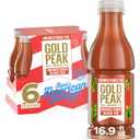 Gold Peak Tea, Unsweet Tea, 16.9 fl oz, 6 Pack (EXP 11/01/26)
