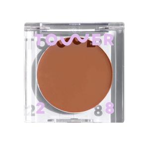 Tower 28 Sculptino Cream Contour - Foolproof Cream Bronzer Contour - Natural Face Sculpting Matte Bronzer Balm - Vegan, Everyday Face Makeup for Sensitive Skin - Light Medium Neutral (0.16 oz) (Brown)