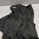 YMDUCH Women's Elegant Sleeveless Crew Neck Backless Swing A Line Evening Party Long Dress (L, Black)