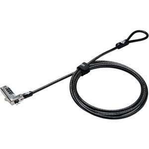 Kensington NanoSaver Combination Laptop Lock, Resettable Computer Security Locking Cable for Ultra-thin Laptops for HP Lenovo Asus Acer, Resettable 4-wheel Number Code (K60603WW)