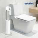 Toilet Paper Holder Stand, Bathroom Toilet Paper Roll Holder Stand with Reserve, Standing Toilet Paper Holder with Storage,Toilet Paper Roll Holder for 4 Rolls, Chrome