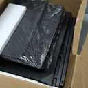 AODK Dresser for Bedroom with 4 Storage Drawers, Small Dressers Chest of Drawers Fabric Dresser with Sturdy Steel Frame, Black