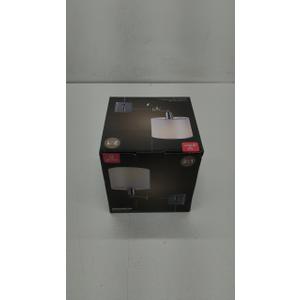 Globe Electric Anderson 1-Light Brushed Steel Plug-In or Hardwire Wall Sconce