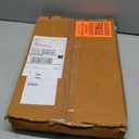 47th & Main Recycled Glass Appetizer Tray Serving Board, 18" x 12", Clear/Textured