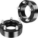 YIZBAP 2PCS 6x5.5 to 5x5.5 LugCentric Wheel Adapters for GMC Sierra Chevy Silverado 1500 Ram 1500, 2 inch 6x139.7mm to 5x139.7mm Wheel Adapter 108mm Hub bore with M14x1.5 Studs