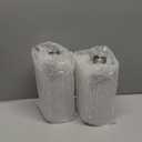 Doiliese Foaming Hand Soap Dispenser Set, 16 oz Large Glass Soap Dispenser, Foam Dispenser with Stainless Steel Pump & Waterproof Labels, Refillable Soap Bottles for Bathroom Countertop, 2 in 1 (Brushed Nickel Foaming)