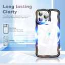 2 x SKYLMW Compatible with iPhone 12 Pro Max Case, Kawaii Cute Curly Wave Frame Luxury Plating Edge, Stylish Glossy Clear Back, Soft TPU Shockproof Protective Cases for iPhone 12 Pro Max, Black