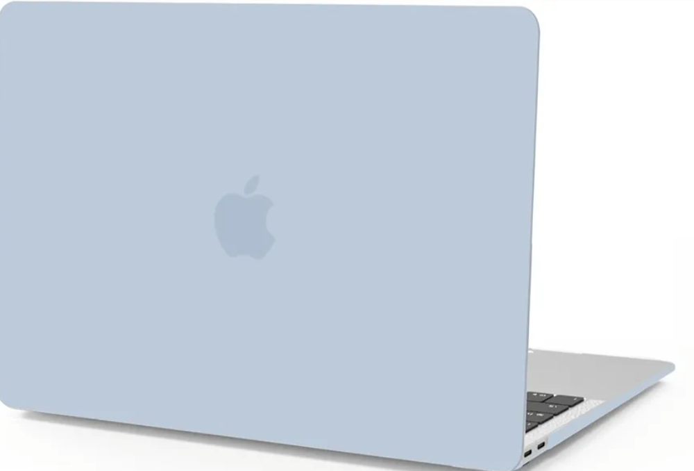 B BELK Compatible with MacBook Air 13 inch Case 2022 2021 2020 2019 2018 A2337 M1 A2179 A1932, Matte Plastic Hard Shell Case for MacBook Air 13.3 inch +Keyboard Cover +Screen Protector, Baby Blue