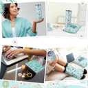 Panitay 6 Pcs Daisy Gifts Set for Women Daisy Flower Themed Stainless Steel Tumbler 20 Ounce with Straw and Brush Socks Cosmetic Bag Notebook Pen Keychain Party for Women Spring Birthday Supplies