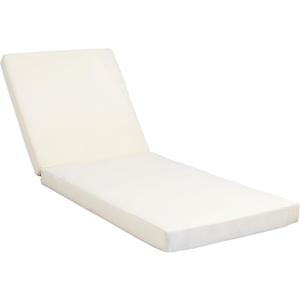 Christopher Knight Home Broadway Outdoor Chaise Lounge Cushion Only, Cream