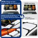 330LBS T-Slot Roof Rack Cross Bars Compatible with Hyundai Palisade SE SEL