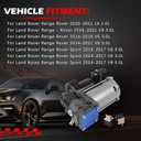 Air Suspension Compressor Pump Compatible with Sport 2014-2021 2.0L 3.0L 5.0L L4 V6 V8 Replaces LR121140 LR037070 LR045734