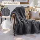 Electric Heated Blanket Full Size 72"x84", Ultra Soft Sherpa Fleece, 9 Heat Levels & 10-Hour Auto-Off, Fast Heating for Cozy Winter Comfort, for Couch & Bed, Dark Gray