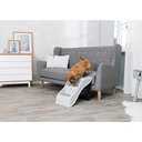 TRIXIE 3 Step Pet Stairs, Lightweight and Collapsible, Easy to Store, Non-Slip Treads, Gray (21.25x13.25x15.25)