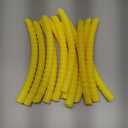 Shappy 6 Pcs Exercise Hoop Detachable Adjustable Plastic Toy Playground Toys Colored Hoop Circles for Teens Games Gymnastics Dog Agility Equipment Party Decor (23 Inch, Yellow)