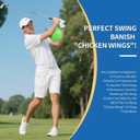 The Connector Swing Golf Training Aids, Golf Swing Trainers for Posture Correction Practice, Paired with Golf Arm Band Training Aids, Effectively Adjust the Coordination Between Arms and Body