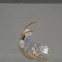 Tatuo Nursery Mobile Crib Bed Bell Ceiling Wooden Wind Chime Hanging DIY Wooden Frame Ornaments Handmade Kit for Infant Toys Nursing Accessories Nurse Charms (Semi-Circular)