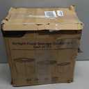 VERONES Large Tall Airtight Food Storage Containers, 10 PACK Plastic Airtight Kitchen & Pantry Organization, Ideal for Flour & Sugar Plastic Canisters with Labels (Black)