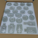 Glass Bud Vases in Bulk Set of 5, Clear Transparent Small Mini Vases for Flowers, Vintage Vase for Centepiece,Wedding, Table Decor, Baby Shower, Christmas, Home and Events