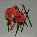 3PCS Cardinal Bird Yard Outdoor Decoration Stakes, Grandmas Garden Statue Home Yard Decoration Signs with Stakes, Personalized Unique Funny Gifts, Lawn Ornaments Home Decor