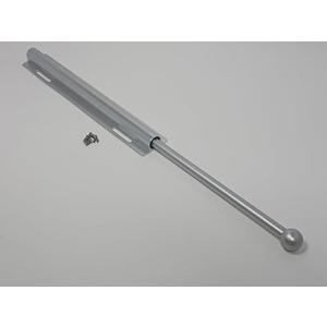 12-Inch Long Expendable and Reversible Pullout Closet Wardrobe Valet Rod with Installation screws (Matte Chrome)