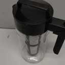 Takeya Tritan Cold Brew Coffee Maker - Airtight Pitcher with Leak-Free Lid - BPA-Free Cold Brew Maker with Silicone Handle - Dishwasher-Safe Pitcher for Homemade Cold Brew - 1 Quart, Black