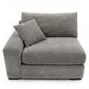 Module for Modular Oversized Couch,Upholstered Convertible Seater Corner (Corner, -Grey)