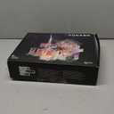 Pink Palace House Building Set with Lights, Halloween Haunted House Blocks Toy, Halloween House Kit for Kids Adults, Compatible with Lego, Christmas for Girls and Boys, Aged 8+ (1349PCS)