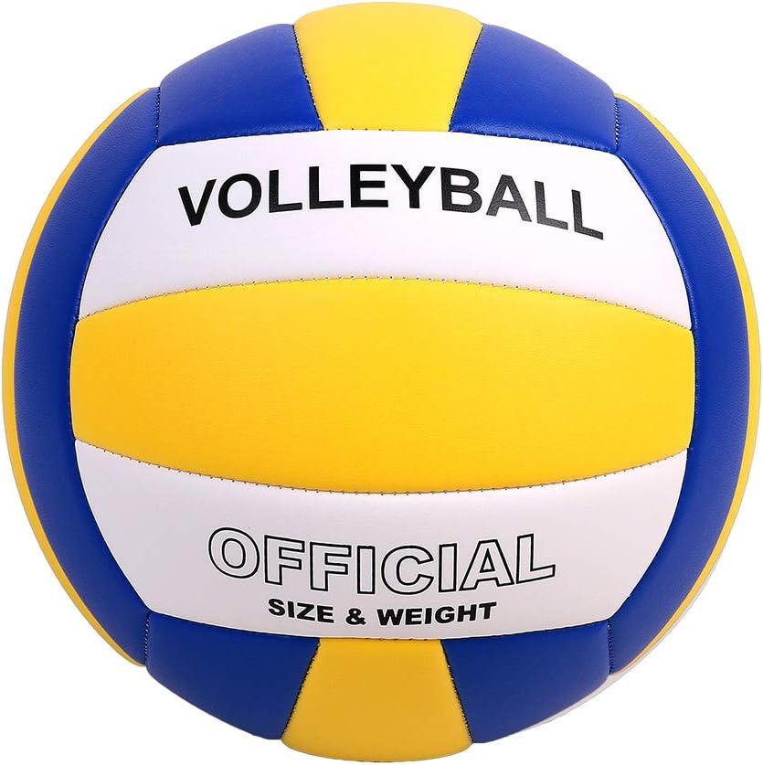 Official Size 5 Volleyball, Soft Indoor Outdoor Volleyball for Game Gym Training Beach Play