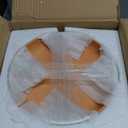 Suwimut 4 Pack Terracotta Plant Saucer Pots Tray, 9 Inch Large Round Planter Saucers for 8 Inch 8.5 Inch 9 Inch Flower Pot with Drainage Hole, Clay Drip Tray for Indoor & Outdoor Plants