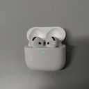 Apple AirPods 4 Wireless Earbuds, Bluetooth Headphones, Personalized Spatial Audio, Sweat and Water Resistant, USB-C Charging Case, H2 Chip, Up to 30 Hours of Battery Life, Effortless Setup for iPhone
