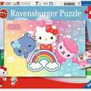 Ravensburger - 12001034 Children's Puzzle - 2 x 24 Pieces - Hello Kitty - Suitable for Ages 4 and Above - Premium Puzzle - 2 x Life Size Posters - Fantasy