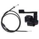 7/8'' 22mm Thumb Throttle Cable Accelerator Handle Assembly for 50cc 70cc 90cc 110cc 125cc 250cc ATV Quad Go Kart TaoTao Pit Bike