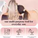 Kitsch Continuous Spray Bottle for Hair  Fine Mist Water Mister & Water Spray Bottle  Recycled Hair Spray Bottle  Spray Bottles for Cleaning, Styling, Plants & More  White, 150ml