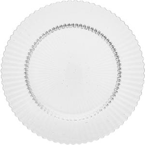 Fortessa Archie Glass Dinner Plate, 10.6 Inch, Clear