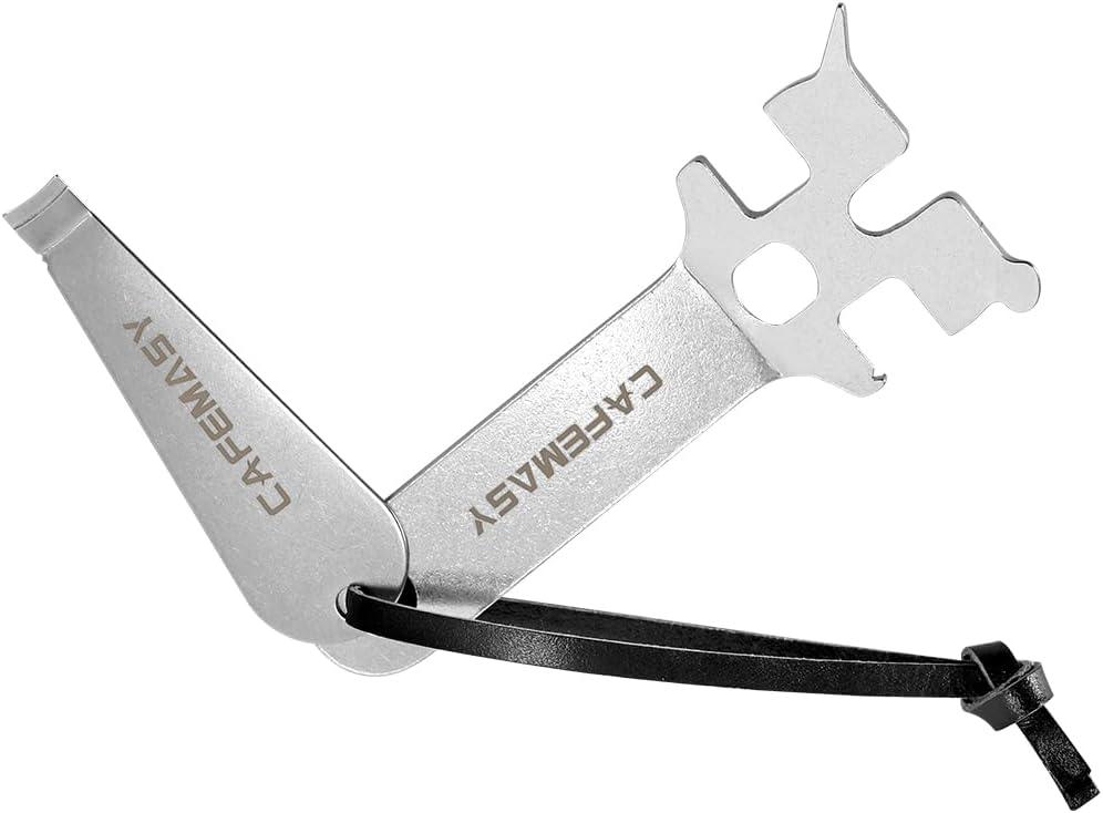 Espresso Portafilter Basket Removal Tool - CAFEMASY Coffee Machine Accessories Stainless Steel Multifunction Portafilter Basket Remover Wrench Barista Tools