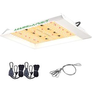 MARS HYDRO TS600 100W LED Grow Light for Beginners, New Diodes Layout Full Spectrum Growing Lamps for Indoor Plants Hydroponic Seed Starting Vegetables Bloom in 2x2 Grow Tent (2x2 100w)