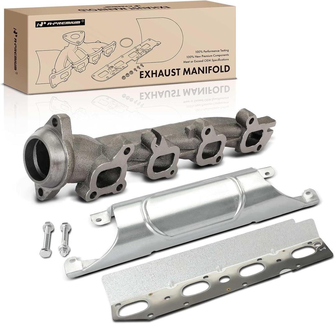 A-Premium Right Engine Exhaust Manifold Kit W/Gasket & Bolts & Nuts [5.7L 6.4L] Compatible with Ram 1500 2013-2018, 2500 2014-2021, 3500 2013-2020, 1500 Classic 2019-2024